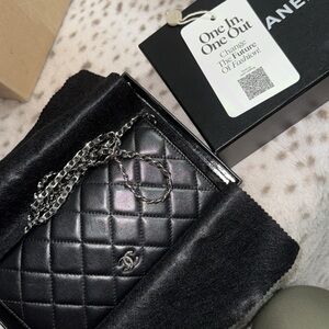 Chanel Black Quilted Crossbody Bag